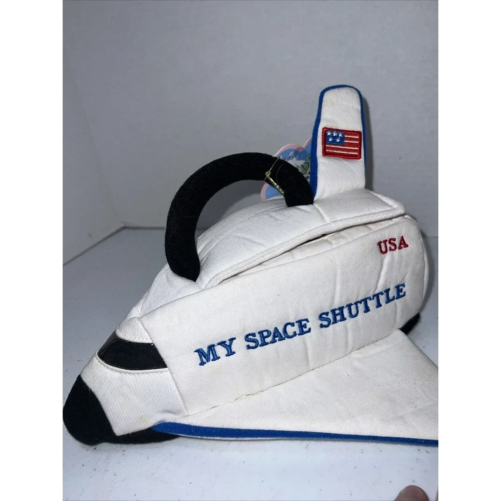 Aurora Baby Talk My Space Shuttle USA Plush Playset & Case, Finger Puppets